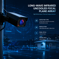 Système de suivi par caméra IP thermique longue portée avec vision nocturne laser pour la sécurité des aéroports