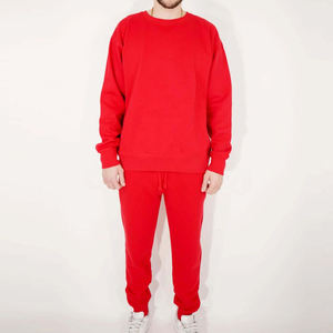 Men's Heavy Blend Crew-Neck Sweatsuit Warm Comfortable <b>Two</b>-<b>Piece</b> <b>Set</b> for Casual Wear <b>Lounging</b> Outdoor Activities Tracksuits - Product Image 1