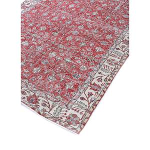 Alfombra de Lana Anudada a Mano con Diseño Floral Abstracto Rojo y Naranja Vintage, Alfombra Rectangular Grande para Sala de Estar -Pae-2045 - Product Image 2