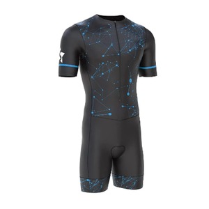 Combinaison de triathlon respirante personnalisée OEM, taille plus, imprimée, unisexe, fermeture éclair sur la poitrine, vêtements de course à vélo en gros, logo frontal - Product Image 6