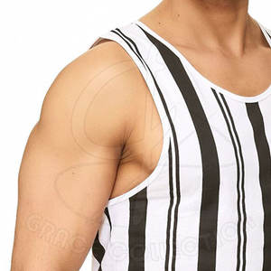 Chaleco deportivo sin mangas de proveedor paquistaní 100% algodón para hombre, ropa deportiva, camisetas sin mangas con tela personalizable - Product Image 5