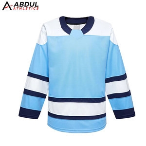 Maillot de hockey sur glace en tissu léger et respirant avec une coupe confortable, parfait pour les séances d'entraînement et les matchs de compétition - Product Image 1