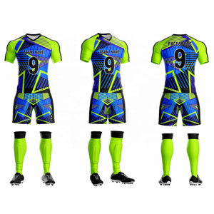 Uniforme de football personnalisé unisexe de grande taille, maillots de football français sublimés, uniformes en polyester, logo et taille personnalisés, service OEM - Product Image 6