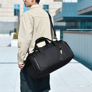 Sac de sport unisexe en toile personnalisé, léger, grande capacité, à porter à la main, imperméable, avec compartiment pour chaussures, pour la salle de sport, le fitness, les voyages - Product Image 6