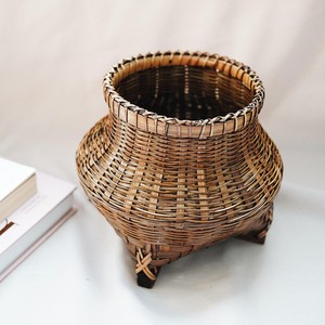 TienPhong, venta al por mayor, 2025, cesta de almacenamiento de bambú Vintage Vena tejida a mano para cocina, comedor, dormitorio, uso Interior - Product Image 2
