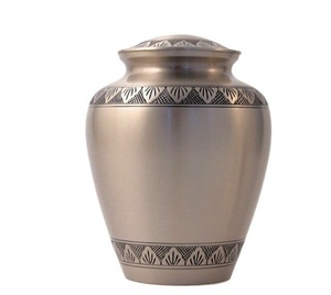 Athena Elite Pewter Urn Metal Adult Size 200 Cu in <b>for</b> Human <b>Ashes</b> Aluminium urns <b>for</b> human <b>ashes</b> - Product Image 5