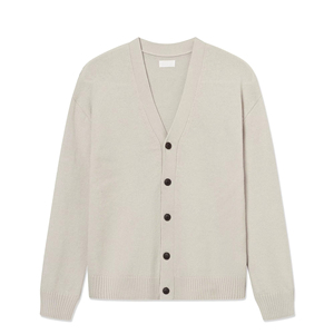 Suéter de manga larga de algodón 100% elegante y cómodo para hombres con logotipo personalizado y bordado para ropa informal - Product Image 1