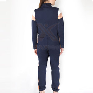 ชุดวอร์มผู้หญิงขายดี ดีไซน์ล่าสุด ออกแบบสินค้าของคุณเอง ชุดวอร์มผ้าฝ้ายสำหรับผู้หญิง - Product Image 3