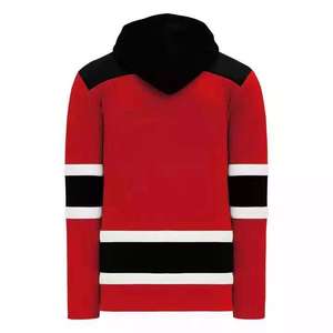 Wholesale Custom Heavyweight 100% Polyester Fleece Sublimation Ice <b>Hockey</b> Hoodie Embroidered Logo Quick Dry Breathable - Product Image 2