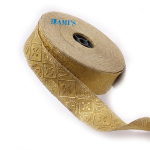 Tresses et franges en dentelle française Vente en gros OEM Garniture en dentelle tressée or de cérémonie pour galoon de cérémonie - Product Image 4