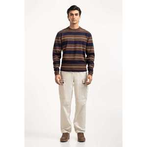 Suéter de Cuello Redondo 100% Algodón para Hombre, Transpirable, con Capucha, Tejido con Patrón y Decoración Estampada para Invierno - Product Image 4