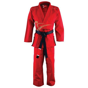 ชุดคาราเต้ชุดฝึกศิลปะการต่อสู้ GI ผ้าฝ้าย100% น้ำหนักมากที่สุดสีขาวยูนิเซ็กซ์น้ำหนักเบาออกแบบได้ตามต้องการ - Product Image 3