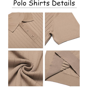 Ropa deportiva, camisa de manga corta con cuello, polos de Golf ajustados para hombres, camiseta de secado rápido para hombre, Polo, estilo informal de verano - Product Image 4