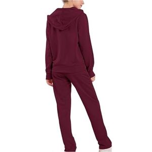 Nuevo Conjunto Deportivo de Invierno para Mujer, Más Vendido de Fábrica, con Capucha, Estampado Sólido, Pantalones de Jogging, Corte Regular, Precio Bajo - Product Image 2