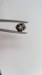 Cuarzo morganita de melocotón Natural 100%, 12MM, corte de cojín, piedra preciosa facetada de alta calidad para la fabricación de joyas, piedras preciosas sueltas de moda a granel - Product Image 3