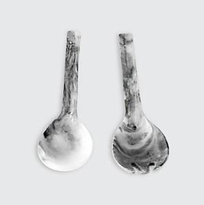 Ensemble de couverts de cuisine en résine artisanale Rose, comprenant cuillère, fourchette, mélangeurs et ustensiles de service pour la table - Product Image 2