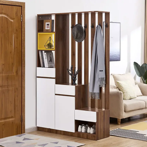 Meuble d'entrée moderne et minimaliste, écran de séparation pour porte d'entrée, meuble à vin pour salon, meuble à chaussures pour couloir, meuble de rangement polyvalent - Product Image 1