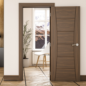 Puerta Interior de PVC, Polímero y MDF de 40 mm de Espesor, Resistente a la Humedad, Insonorizada y Anti-fisuras, para Proyectos Residenciales, Hoteles y Comerciales - Product Image 1