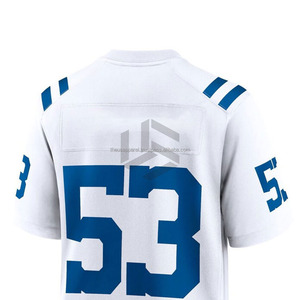 Maillot de rugby imprimé et cousu avec nom et numéro d'équipe, maillot de football américain personnalisé, cadeau pour hommes, femmes, jeunes, enfants, fans de sport - Product Image 5