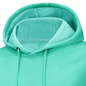 Sweats à capuche pour hommes surdimensionnés unis de haute qualité avec logo personnalisé sweats en coton éponge français personnalisés pulls à capuche avec impression bouffante pour hommes - Product Image 3