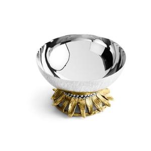 Tazón de servidor de comida de Metal de diseño personalizado respetuoso con el medio ambiente, vajilla, accesorios de vajilla con tamaño personalizado, tazón para servir frutas - Product Image 1