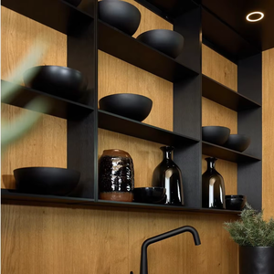 ตู้บุฟเฟ่ต์ไม้ RTA ดีไซน์หรูหราทันสมัยคุณภาพพรีเมียมจาก JY Project สำหรับห้องครัวและห้องรับประทานอาหาร ตู้ครัวหรูหราสไตล์เวียดนาม - Product Image 5