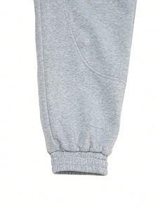 Ensemble de pantalons de survêtement à capuche de couleur unie pour hommes, imprimé personnalisé, respirant, léger, grande taille, vêtements quotidiens - Product Image 6