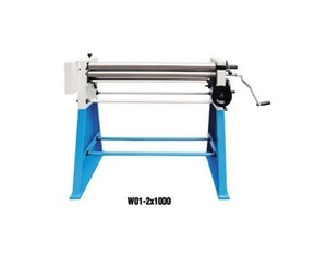 Rouleau antidérapant manuel W01 2x1250 Machine à rouler les tôles manuelle rouleaux en acier inoxydable haute résistance Machine-outil Bhavya - Product Image 5