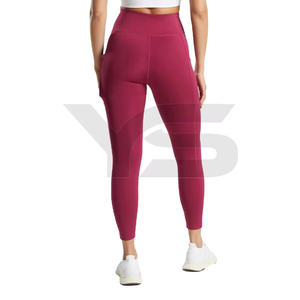 Women's <b>High</b> Quality Seamless <b>High</b> <b>Waist</b> Yoga Pant Fitness Gym Workout <b>Leggings</b> <b>Pockets</b> Casual Slim Fit Hip Lifting Sports Pants - Product Image 5