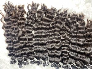 Lots de Cheveux Vierges Vietnamiens Remy 100% Naturels, Tissage de Cheveux Humains Bruts Super Double Drawn, Ondulations Naturelles, Cuticules Alignées, Vente en Gros - Product Image 5