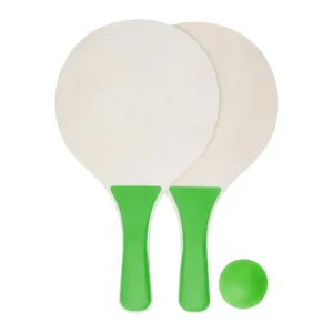 Raquettes de beach tennis en bois Mistra avec personnalisation - Product Image 3