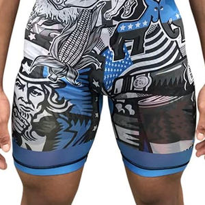 Camiseta de lucha libre de equipo digital sublimación talla grande logotipo personalizado traje de levantamiento de pesas - Product Image 6