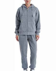 Plain Color Women Tracksuits Street Wear New Arrival Women <b>Track</b> <b>Suit</b> for Adult Custom Casual 100% Cotton Sweat <b>Suit</b> Breathable - Product Image 6