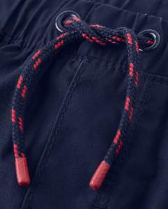 Wholesale Drawstring Unisex Stylish Streetwear Loose Fit Button Side 6 Pocket Baggy Cargo Pants <b>Pull</b> <b>on</b> Lined Cargo Pants - Product Image 4