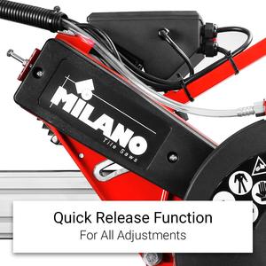 Milanos 1200PRO scie à carrelage humide 2000W 305mm (12 ") outil de coupe industriel de qualité bricolage assemblage de Machine OEM ODM Support 3 ans - Product Image 3