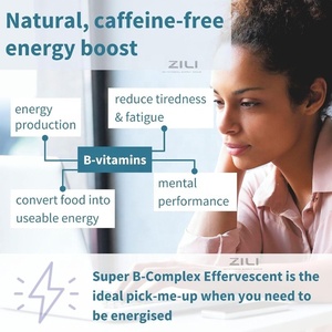 <strong>Vitamin</strong> <strong>B</strong> Complex Effervescent Tablets Energy Boost, Mental Performance &amp; Immune Support Sugar-Free, Non-GMO - Product Image 4