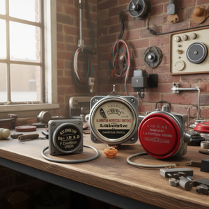 สวิตช์ไฟรถมอเตอร์ไซค์อะลูมิเนียมพร้อมปุ่มแตรแยกสำหรับ Lambretta D & LD 1956 F สภาพใหม่และมือสอง - Product Image 3