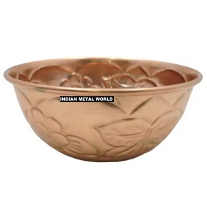 Bol de table en métal antique moderne écologique pour les fêtes d'anniversaire de mariage à la maison autres occasions accent de chocolat à bas prix - Product Image 4