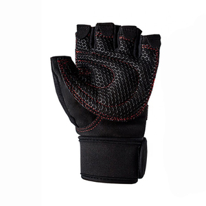 Microfiber Breathable Lightweight Silicone Palm Grip Gloves Leather Material for Training Workout - Product Image 4