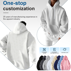 Ropa de calle personalizada con estampado DTG, conjuntos de sudaderas con capucha para hombre, Vintage sudadera y pantalones de chándal, chándal informal de 2 piezas para hombre - Product Image 5