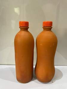 Wholesale Eco-Friendly Handmade Clay Terracotta <b>Water</b> <b>Bottle</b> <b>with</b> Lid for Keeping <b>Water</b> Cool Over Long <b>Time</b> From India - Product Image 3