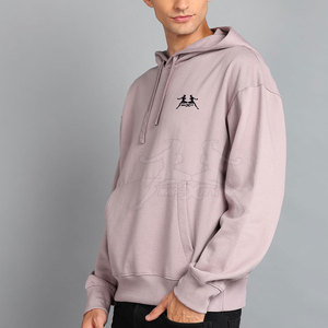 Sudadera con capucha de algodón cálida para hombre con Capucha forrada y corte clásico transpirable básico Sudadera con capucha de algodón para hombre con capa interior suave - Product Image 4