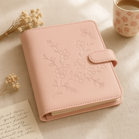 Ensemble cadeau économique LABON Floral, agenda A6 avec couverture gaufrée, organiseur, classeur, outils de jardinage, stylo et boîte à souvenirs pour femmes et mamans