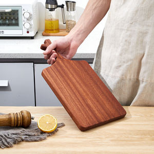 Grande planche à découper en bois d'acacia avec trou de suspension, ensemble de 3 planches à découper de cuisine durables, fabricant professionnel - Product Image 5