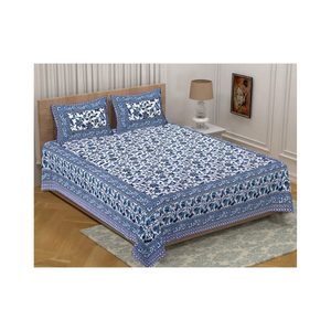 Ropa de cama bordada de tamaño King con certificado GOTS digital hecha 100% algodón impermeable 100TC personalizable con suave reactivo - Product Image 3