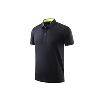 Tissu extensible 100 % coton en gros, style tricoté, avec logo personnalisé brodé, pour uniforme de golf uni, respirant
