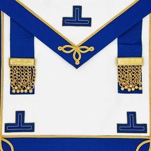 Regalia maçonnique de luxe sur mesure, de haute qualité, brodée, à coudre, avec aimant, tabliers de grade, tissu doux et respirant - Product Image 2