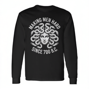 T-shirt a maniche lunghe Medusa Mitologia Greca, resistente dal 700 a.C., prodotto promozionale durevole - Product Image 2