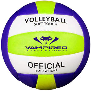 Pelotas de voleibol de tamaño 5 de alta calidad, pelotas de voleibol de cuero PU SUAVE, todos los colores y logotipos, pelotas de voleibol para pelotas multiusos - Product Image 2