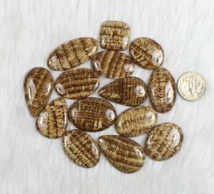 Cabochon en Aragonite Naturelle Poire Forme Ovale Haut Poli Lot En Vrac Fournisseurs En Gros pour La Fabrication de Bijoux Pendentifs en Argent 925 - Product Image 5